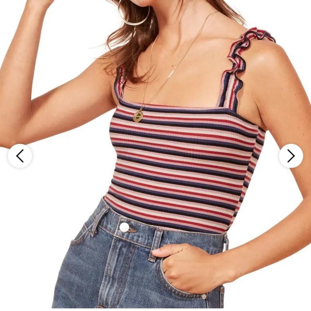 Reformation “Hampton” bodysuit size S